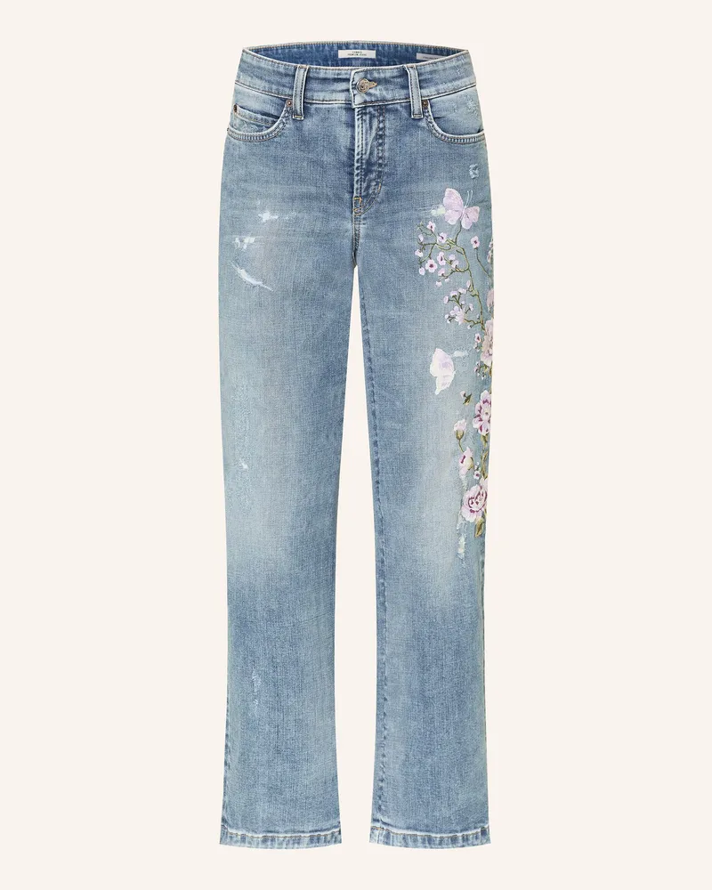 Cambio Straight Jeans Paris blau 5176
