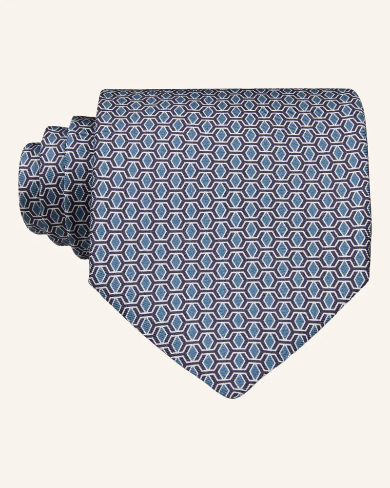 Eton Krawatte blau Blaugrau