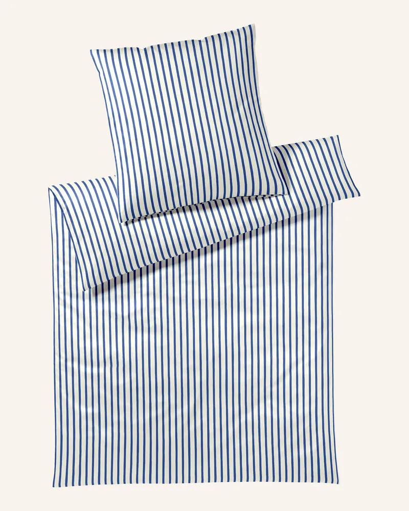 elegante Bettwäsche DOUBLE Blau