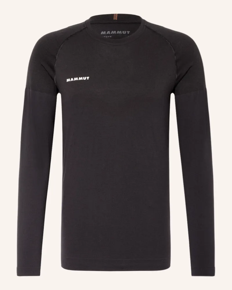 Mammut Longsleeve TRIFT mit Merinowolle Schwarz