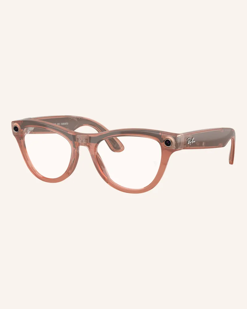Ray Ban Smart Glasses rw4014 Meta Skyler orange Lachs