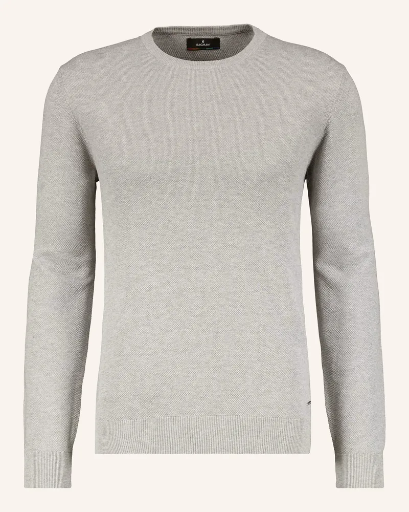 Ragman Pullover grau Grau