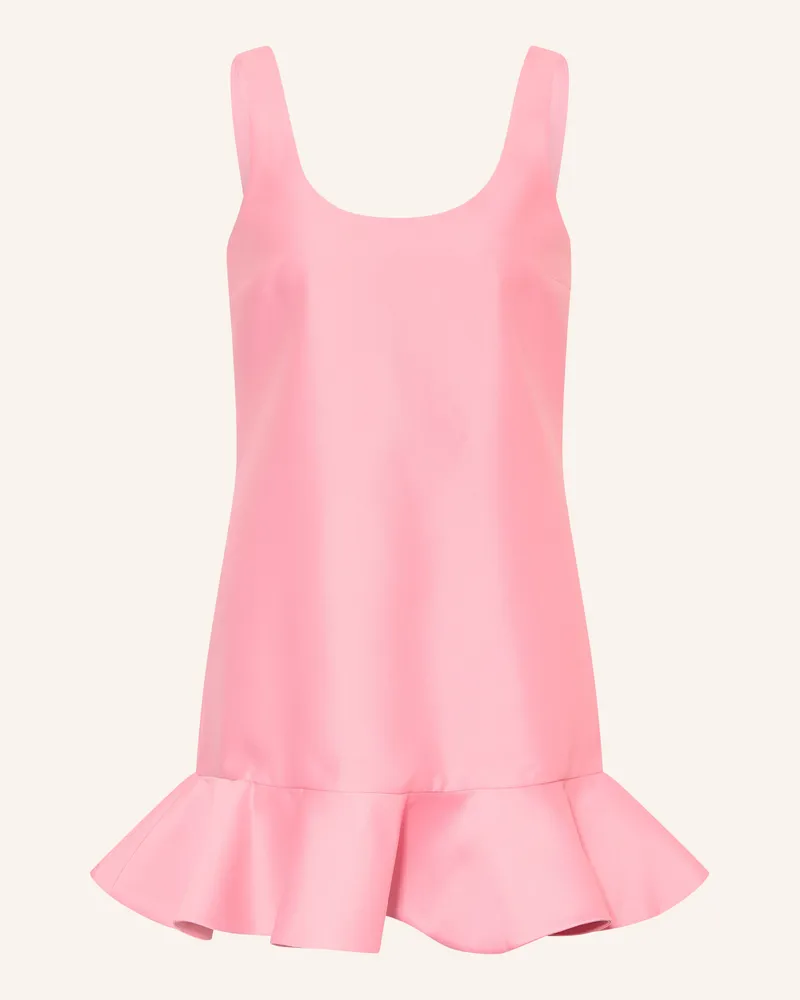 Self-Portrait Cocktailkleid Mit Volants pink Hellrot