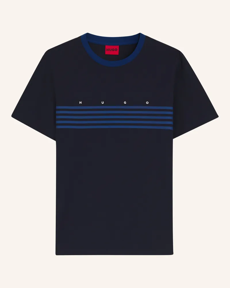 HUGO BOSS T-Shirt Dempsy Regular Fit blau Dunkelblau