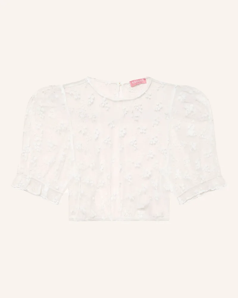 Krüger Dirndlbluse Henna weiss Weiss