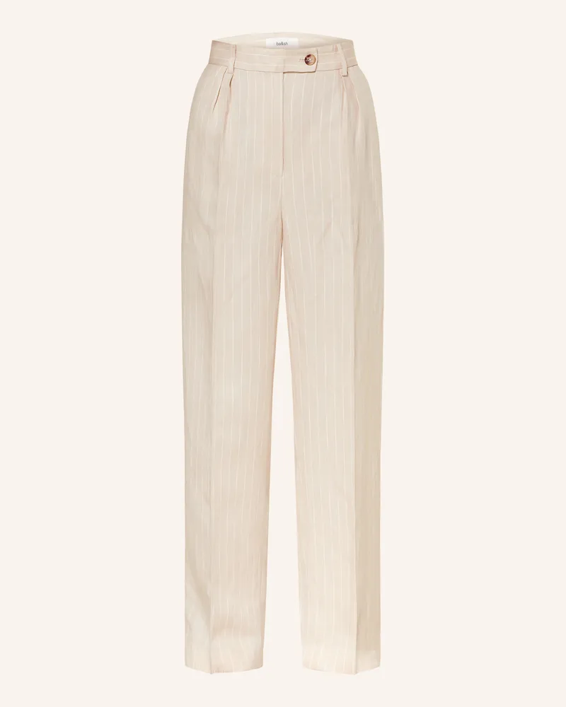 ba&sh Marlenehose PEANUT mit Leinen Beige