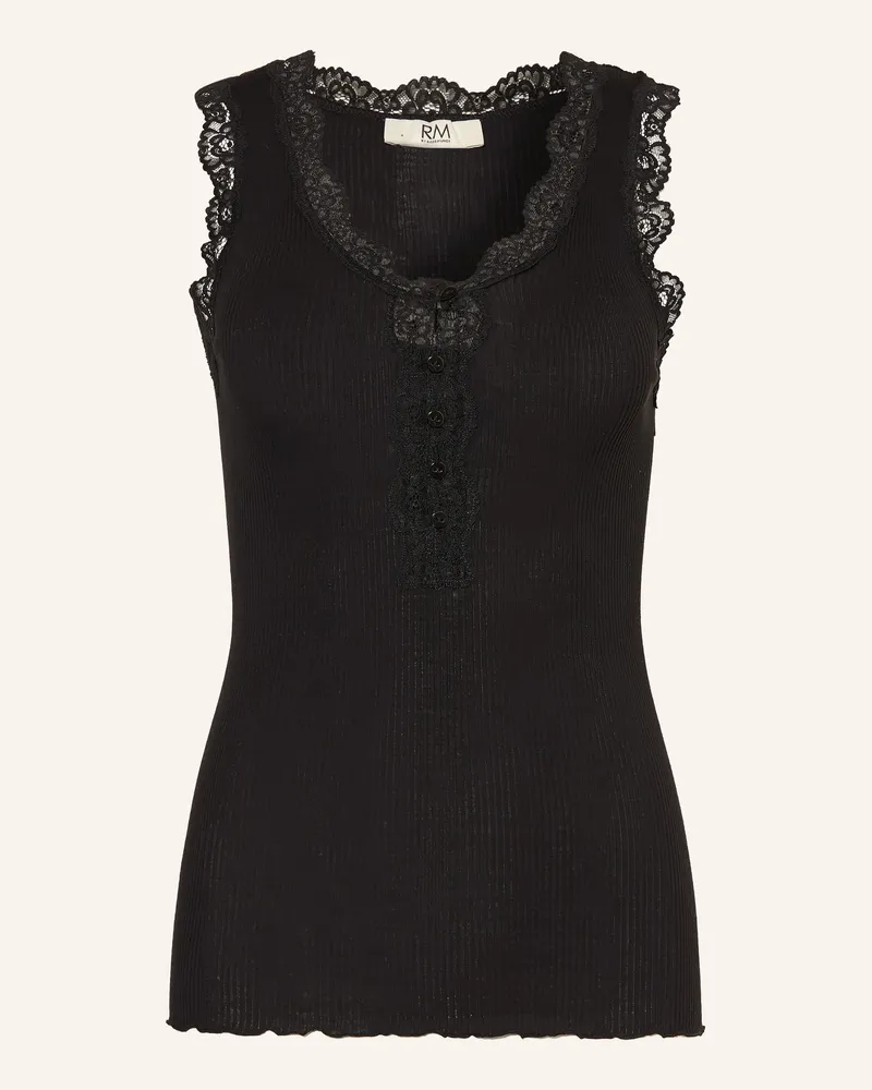 Rosemunde Top RMWBALTA mit Spitze Schwarz