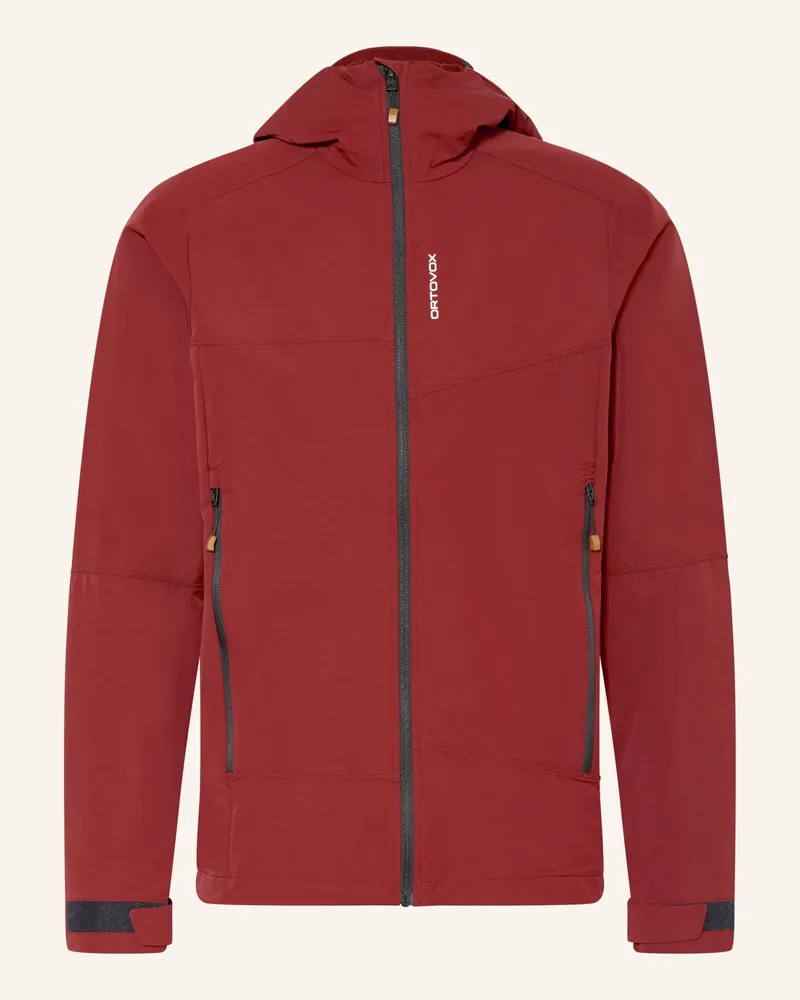 Ortovox Softshelljacke SECEDA Dunkelrot