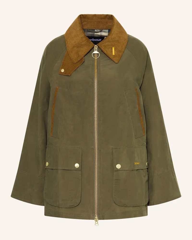 Barbour Jacke Bedale gruen Khaki