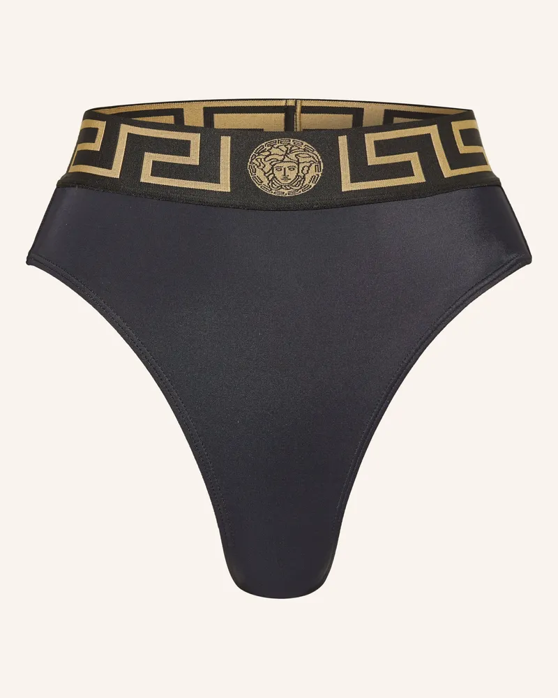 Versace Brazilian-Bikini-Hose Schwarz