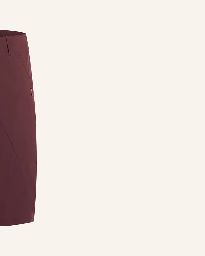 Vaude Radhose Mit Gepolstertem Einsatz W Altissimo Shorts Ii rot Beige