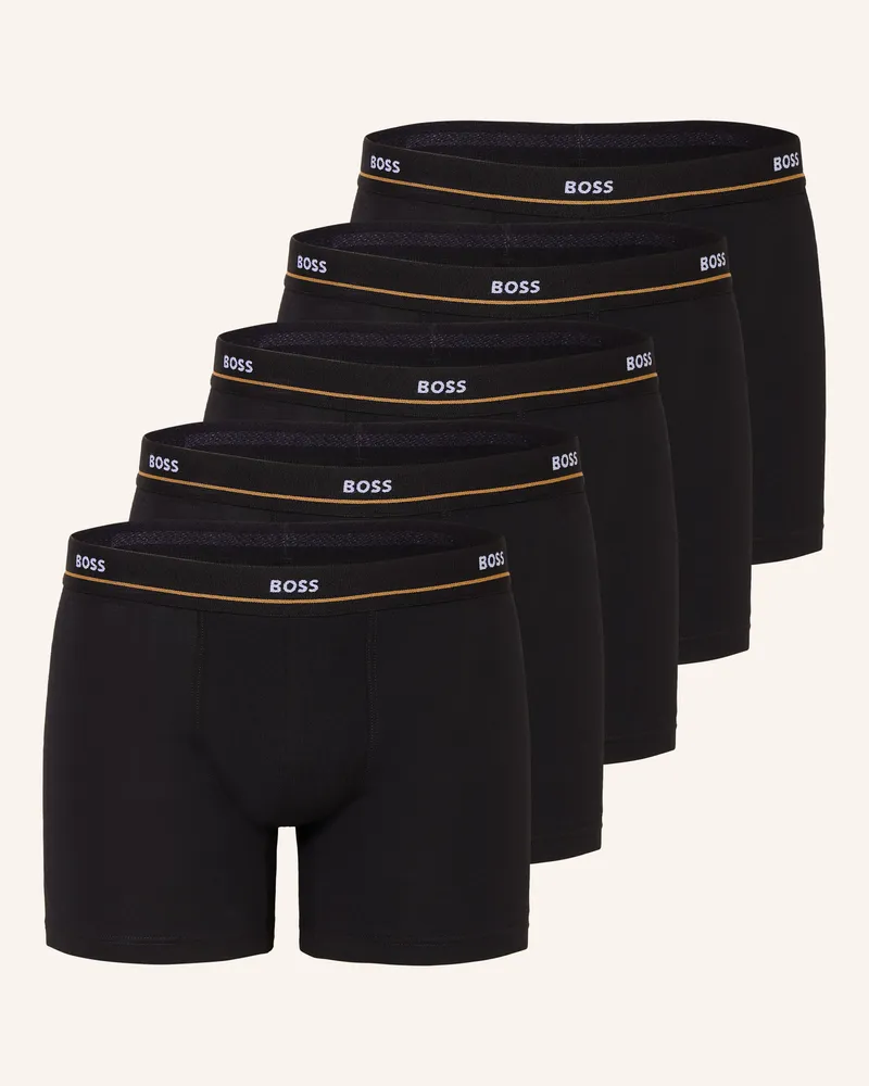 HUGO BOSS 5er-Pack Boxershorts Essential schwarz Schwarz