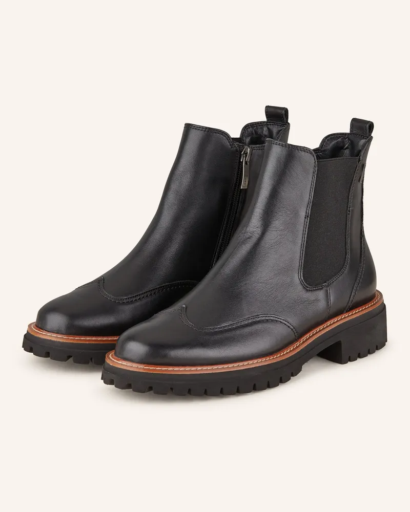 paul green Chelsea-Boots Schwarz