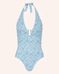 Heidi Klein Neckholder-Badeanzug CAMPS BAY BEACH Blau