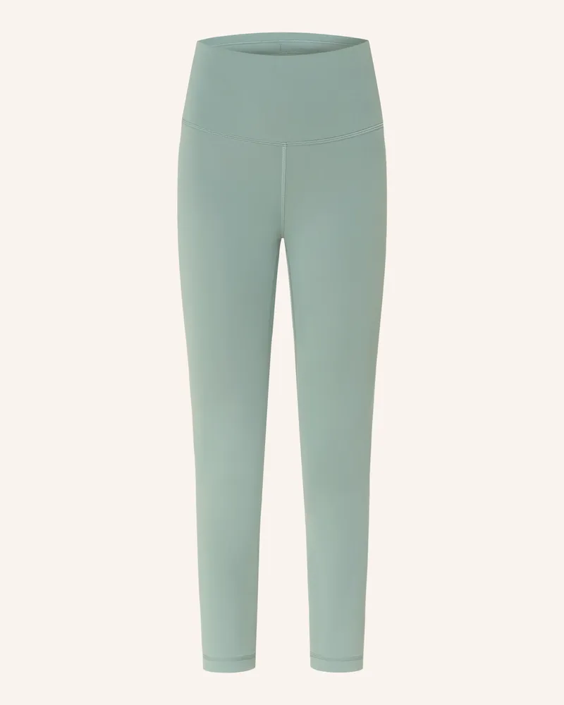 LULULEMON Tights WUNDER TRAIN CROP 23IN Hellgrün