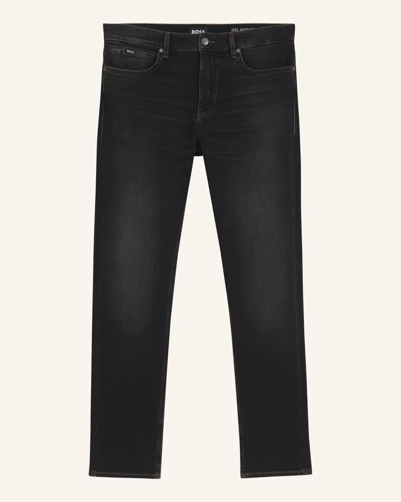 HUGO BOSS Jeans H-Delaware Slim Fit schwarz Schwarz