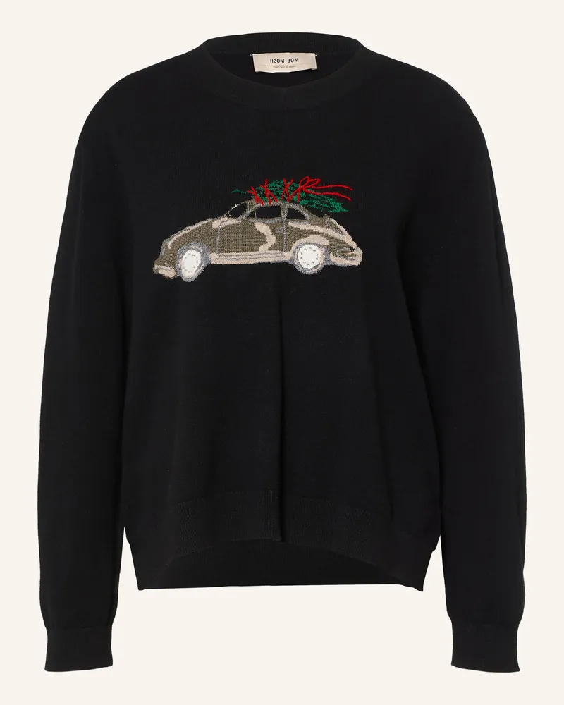 Mos Mosh Cashmere-Pullover Mmjorid schwarz Schwarz