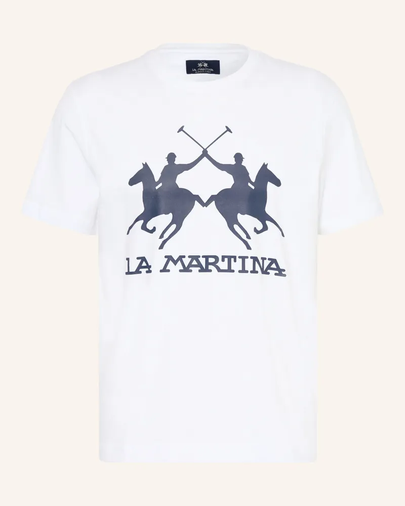 La Martina T-Shirt Weiss