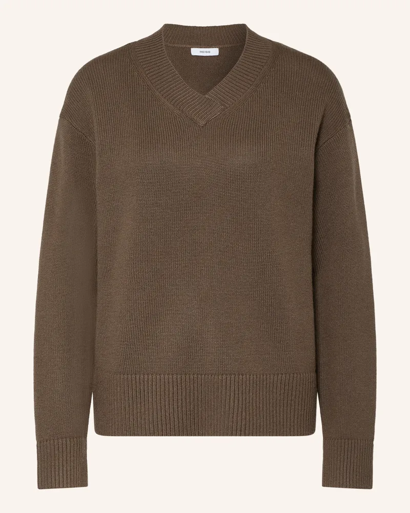 Reiss Pullover Mari gruen Khaki