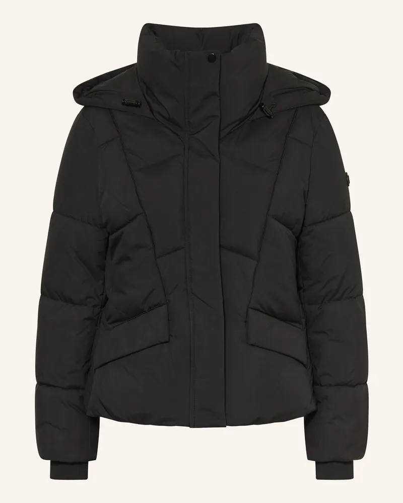 HUGO BOSS Steppjacke pepule5 schwarz Schwarz