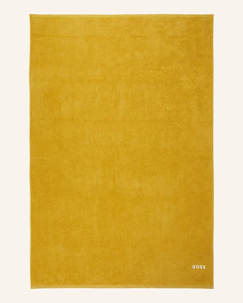 HUGO BOSS Badetuch Edge gelb Gelb
