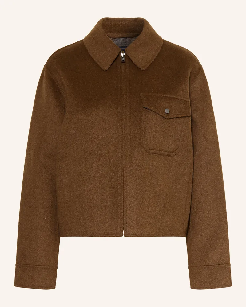 Woolrich Overshirt braun Dunkelbraun