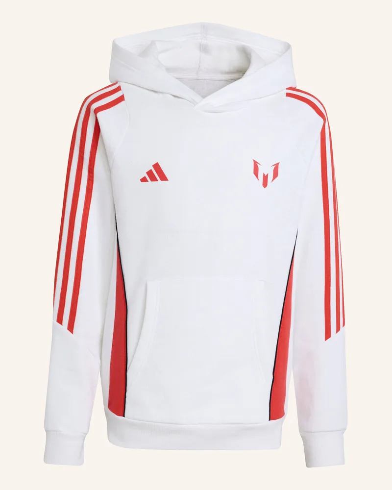 adidas MESSI KIDS HOODIE Weiss