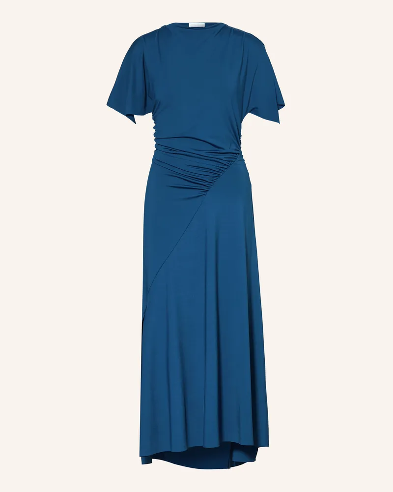 Victoria Beckham Cocktailkleid Blousey Aus Jersey blau Blau