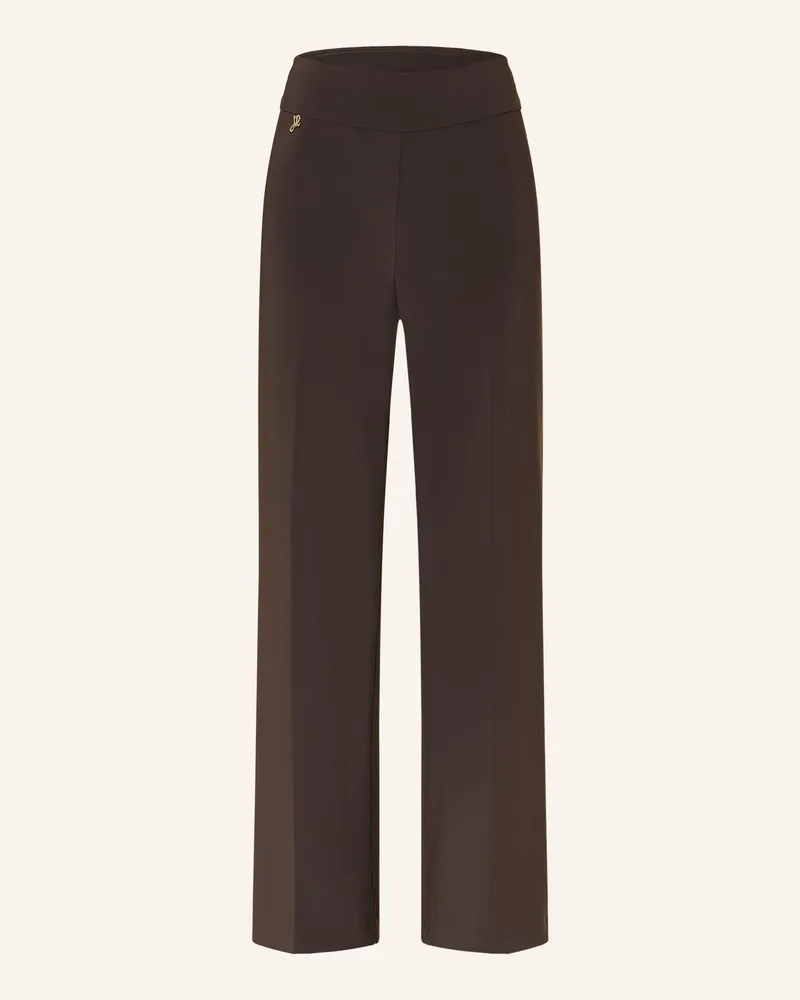 Joseph Ribkoff Marlenehose Aus Jersey braun Dunkelbraun