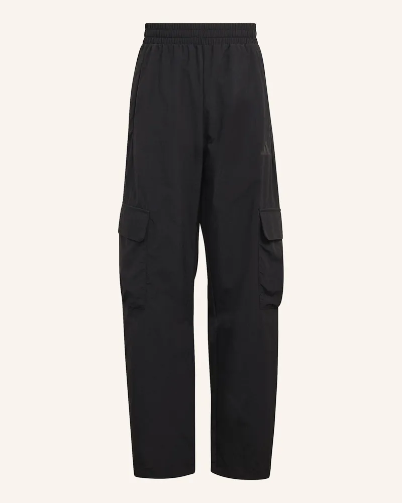 adidas FUTURE ICONS CARGO O-SHAPED LONGER LENGTH HOSE Schwarz