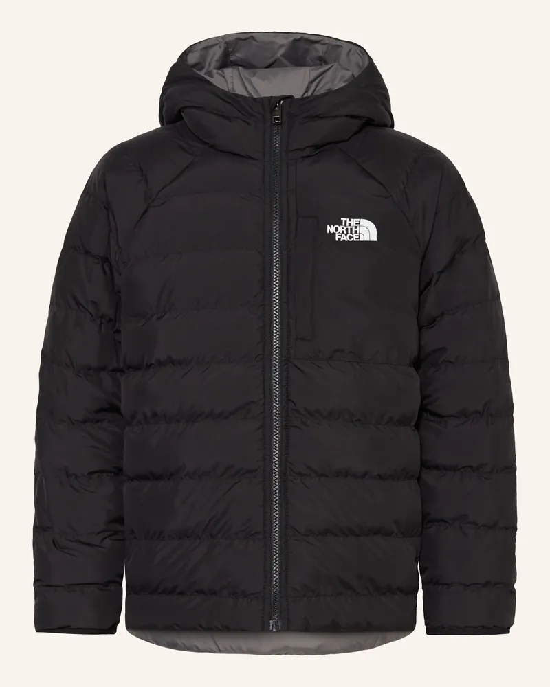 The North Face Steppjacke zum Wenden Schwarz