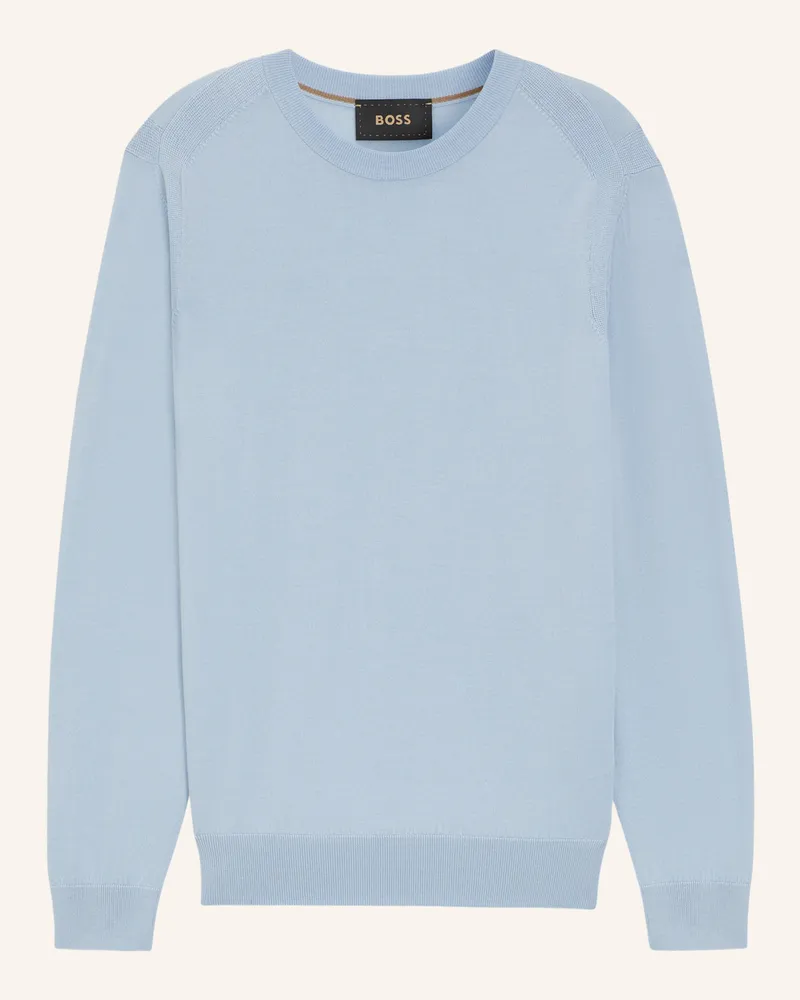 HUGO BOSS Pullover Overo Regular Fit blau Blau