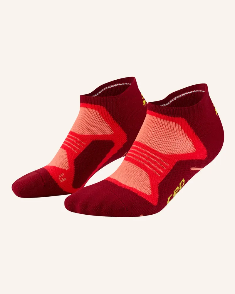 CEP Run Cushion Socks NO SHOW Rot