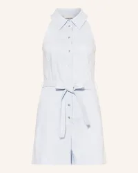 Claudie Pierlot Jumpsuit mit Leinen Blau