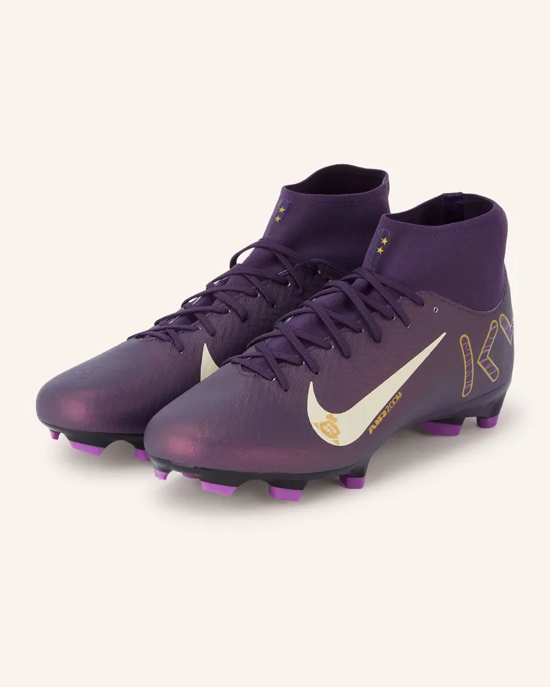 Nike Fußballschuhe Zm Superfly 10 Academy Kylian Mbappé lila Dunkellila
