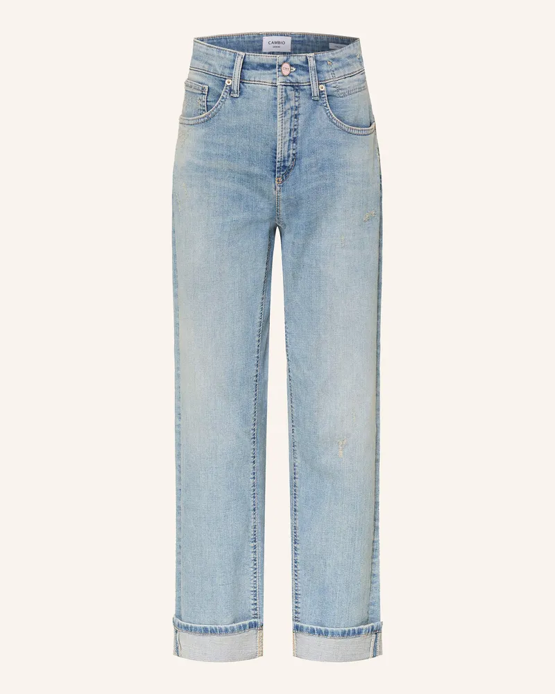 Cambio Straight Jeans Gaia blau 5181