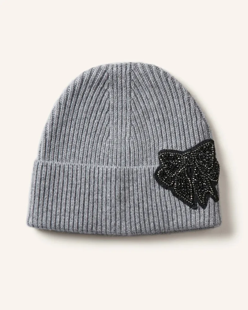 Darling Harbour Mütze Mit Cashmere grau Grey
