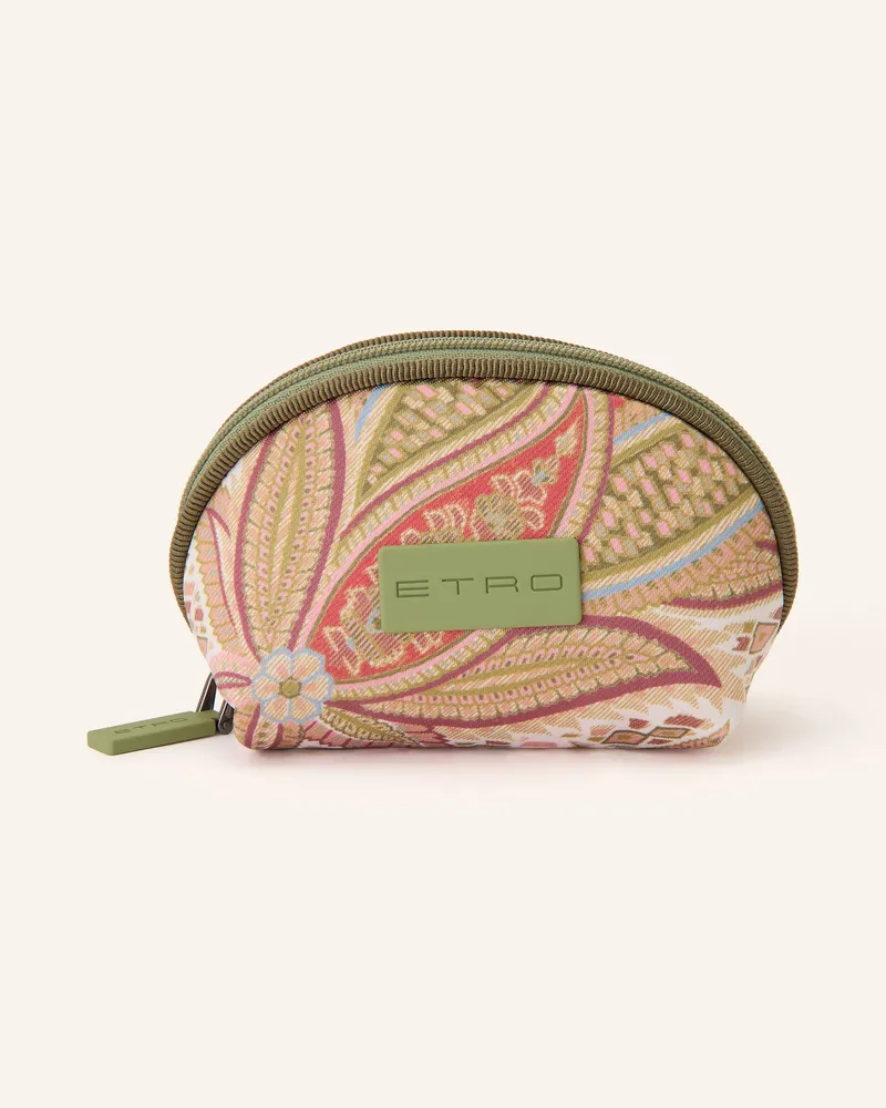 Etro Kosmetiktasche gruen Grün
