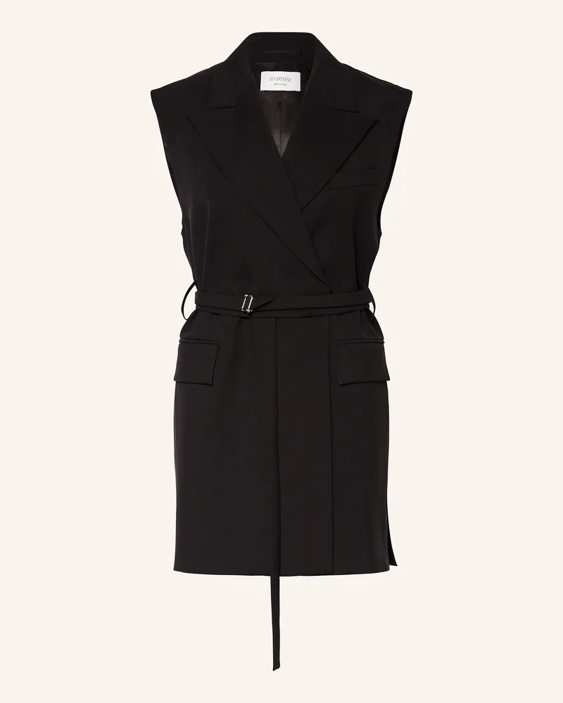 SPORTMAX Blazerweste Ciurma schwarz Schwarz