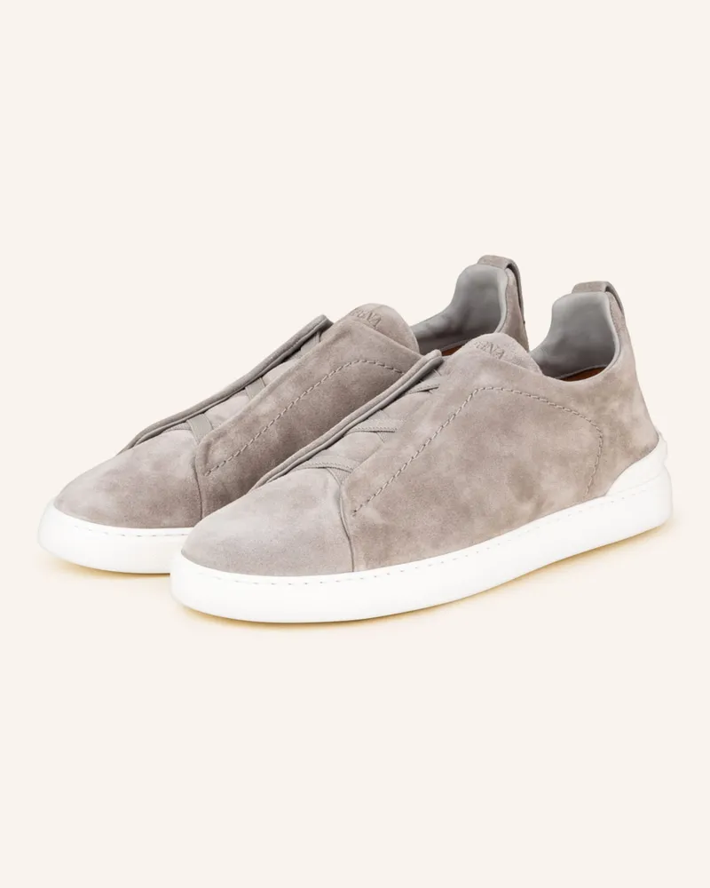 Ermenegildo Zegna Sneaker beige Grau