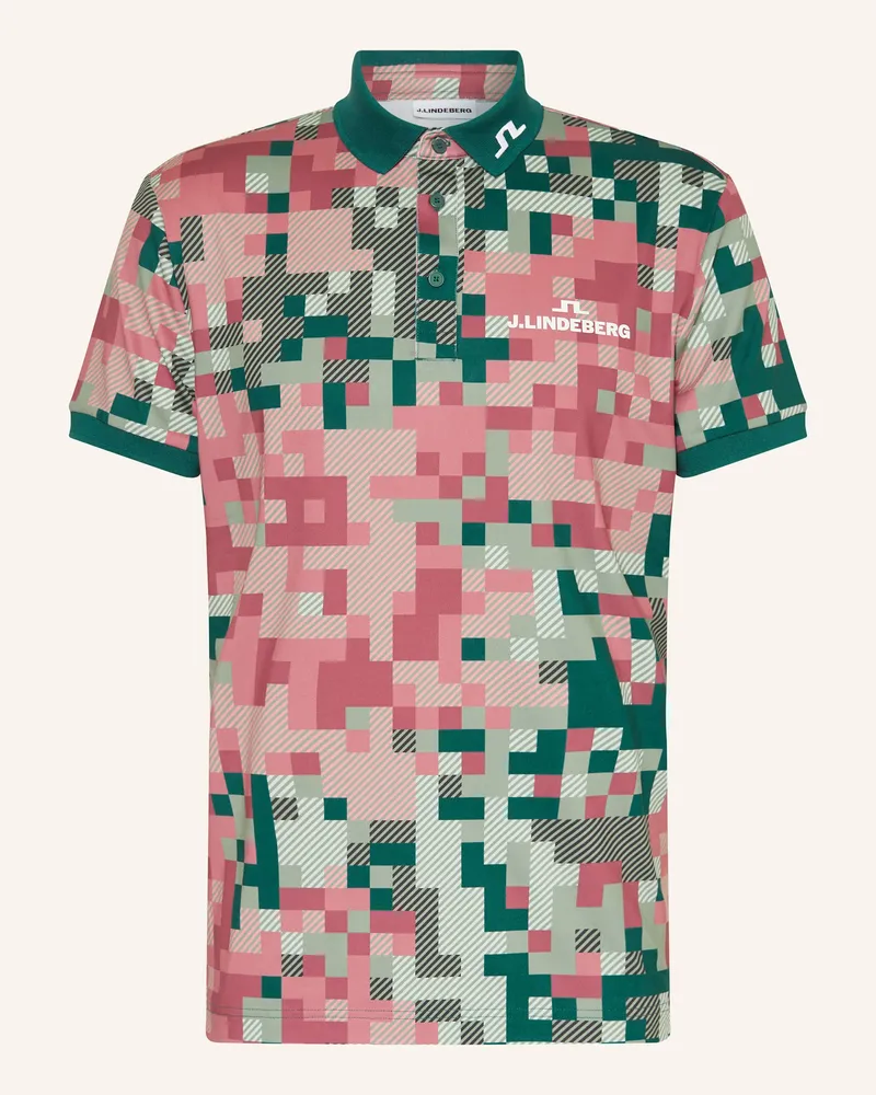 J.Lindeberg Funktions-Poloshirt rot Grün
