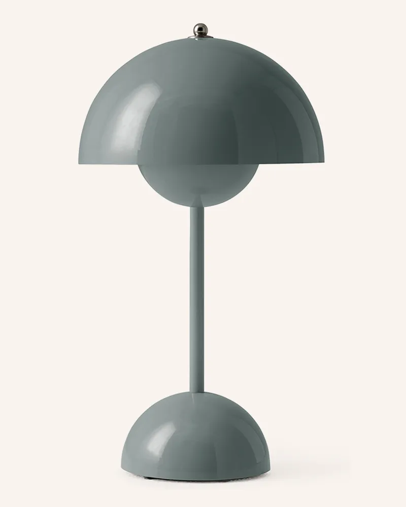 &Tradition Tischleuchte Flowerpot vp9 blau Blaugrau