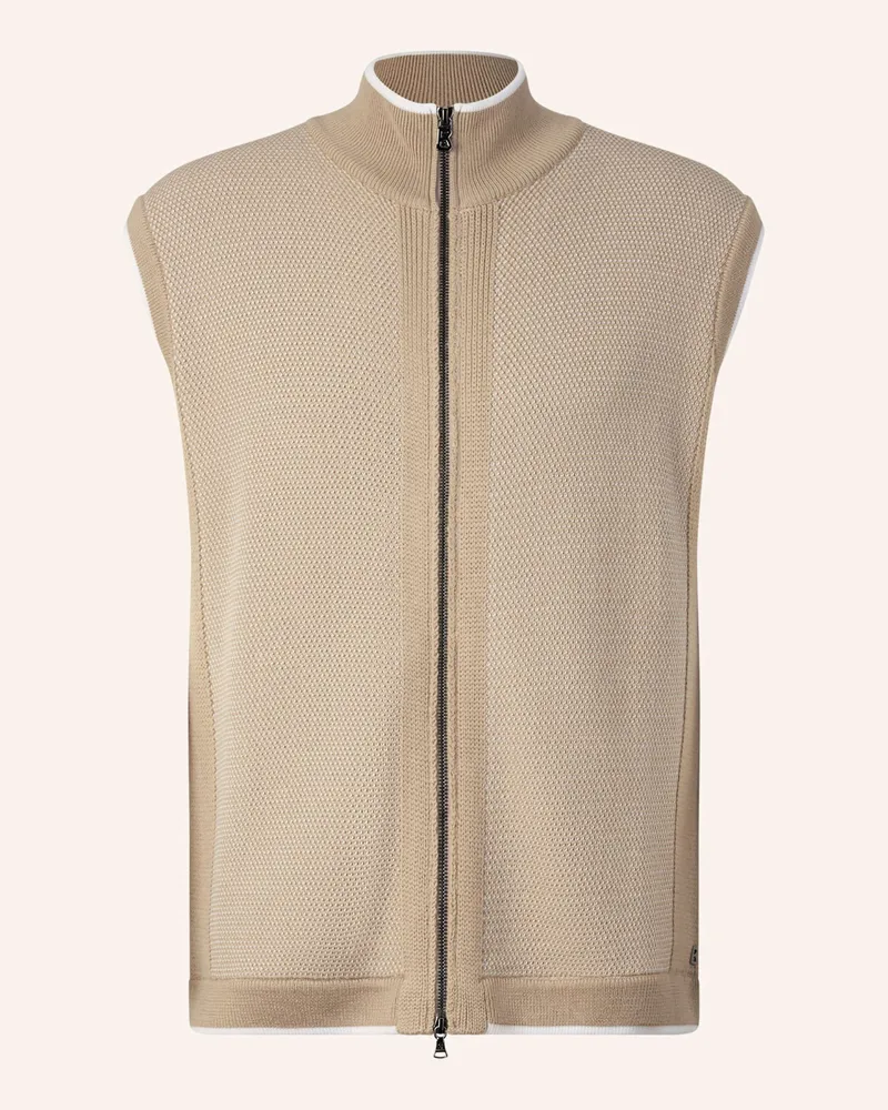 Bogner Strickweste Enzo beige Beige