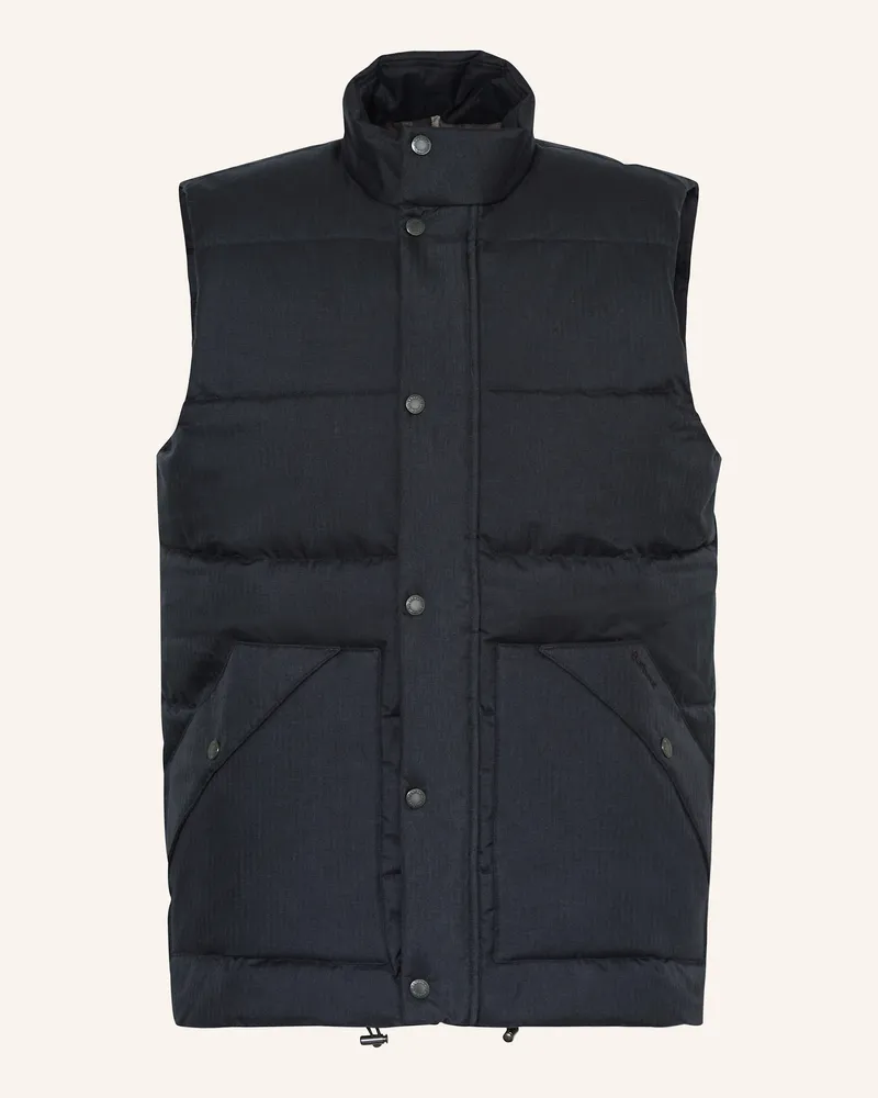 Barbour Steppweste Brampton blau Dunkelblau