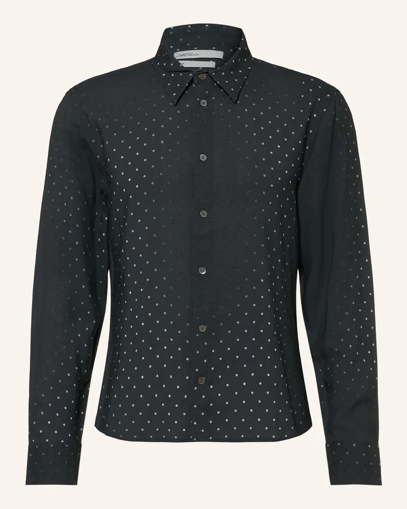 AllSaints Hemd Extra Slim Fit schwarz Schwarz
