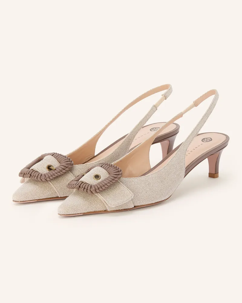 FESTA Milano Slingpumps Vega grau Hellgrau