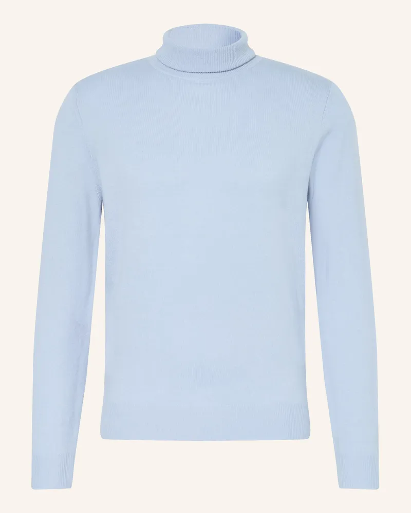 Strokesman's Strokesman Rollkragenpullover Aus Cashmere blau Hellblau