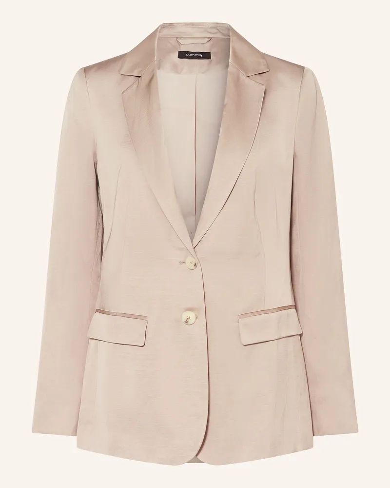 COMMA Satinblazer Beige