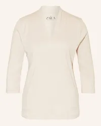 ZAíDA Shirt mit 3/4-Arm Beige