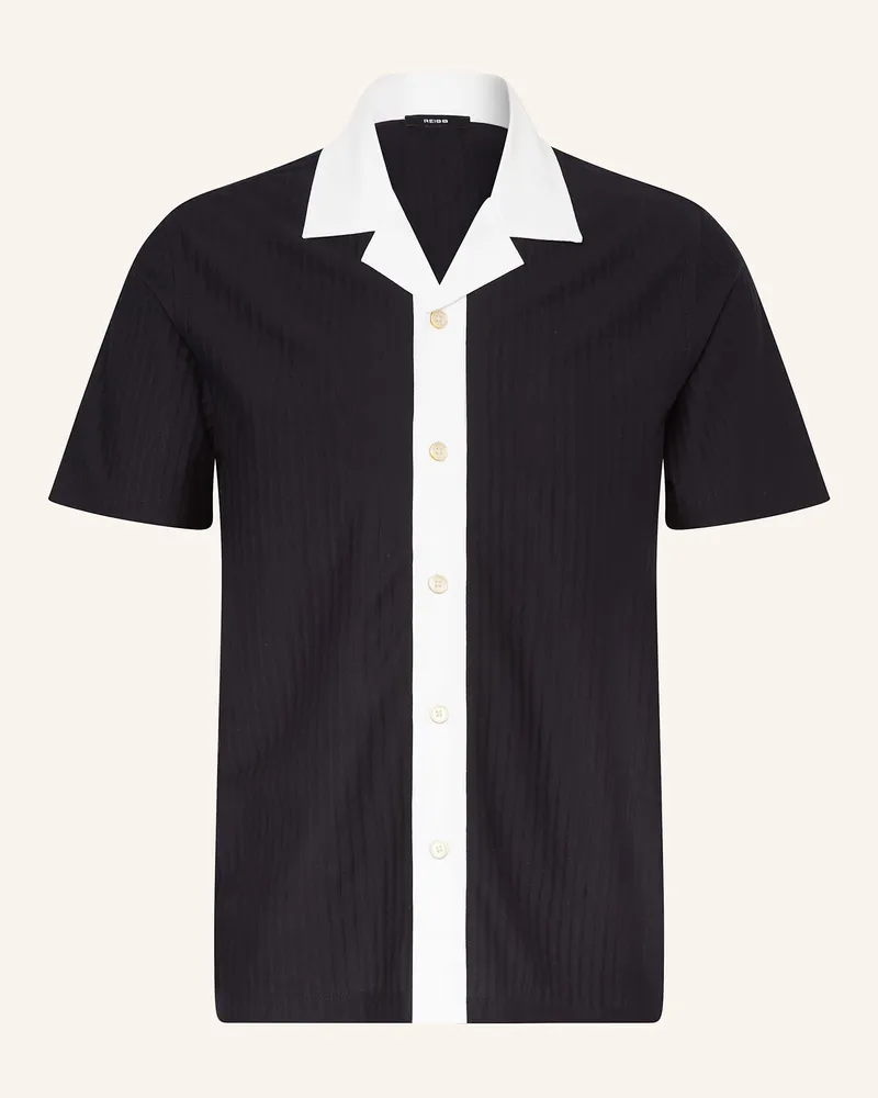 Reiss Resorthemd ASTER Regular Fit aus Jersey Dunkelblau